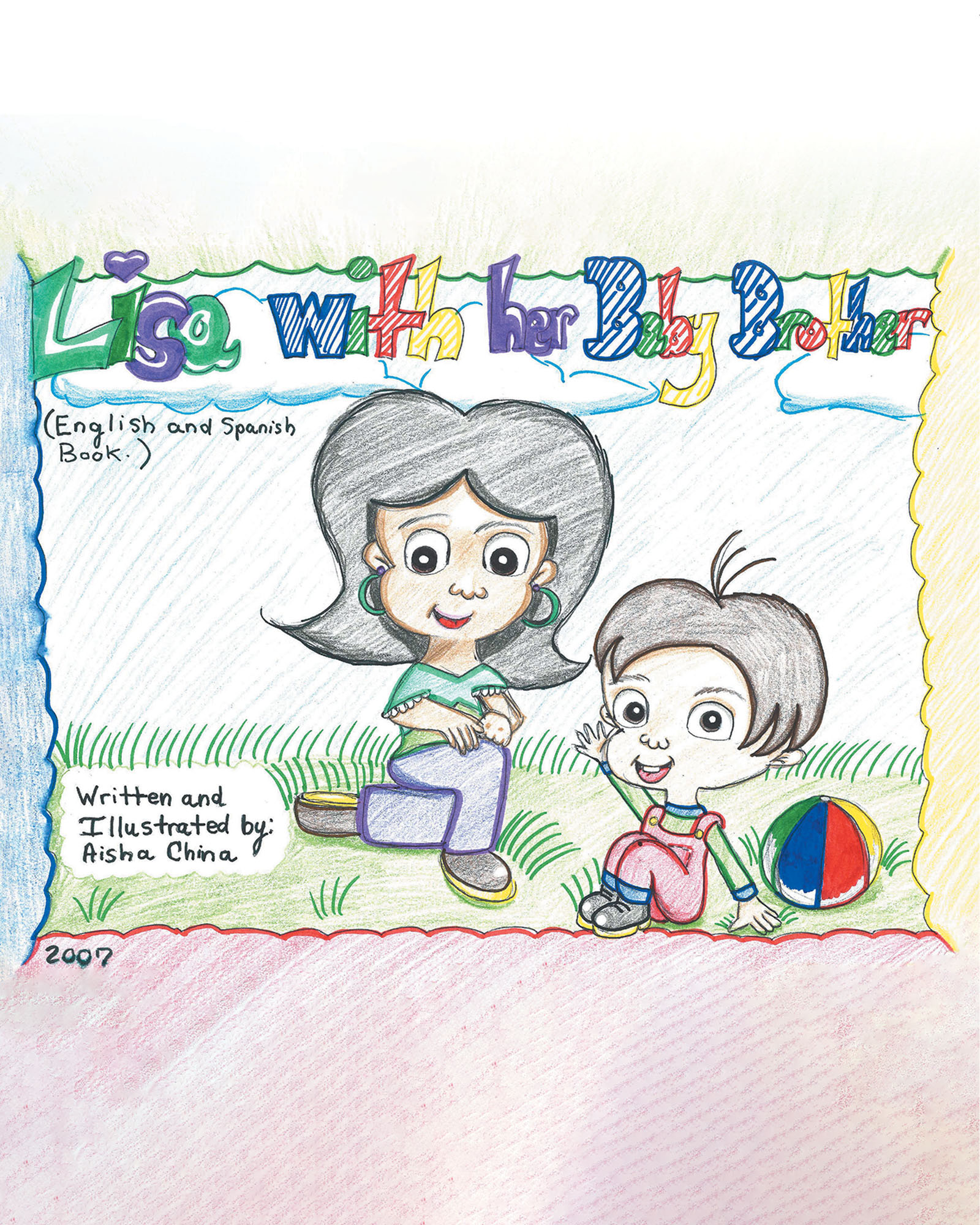Lisa with her Baby Brother Cover Image