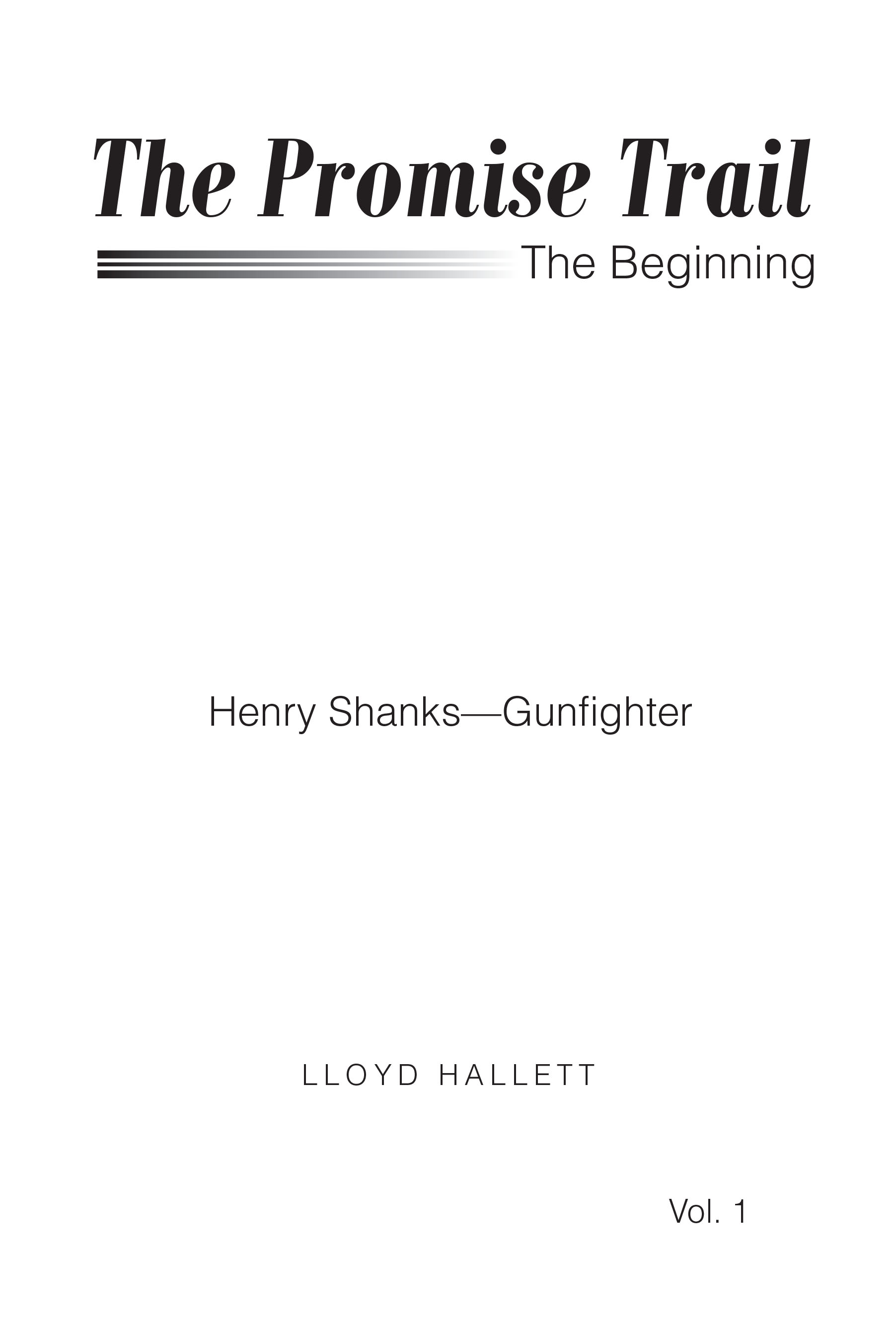 The Promise Trail The Beginning Cover Image