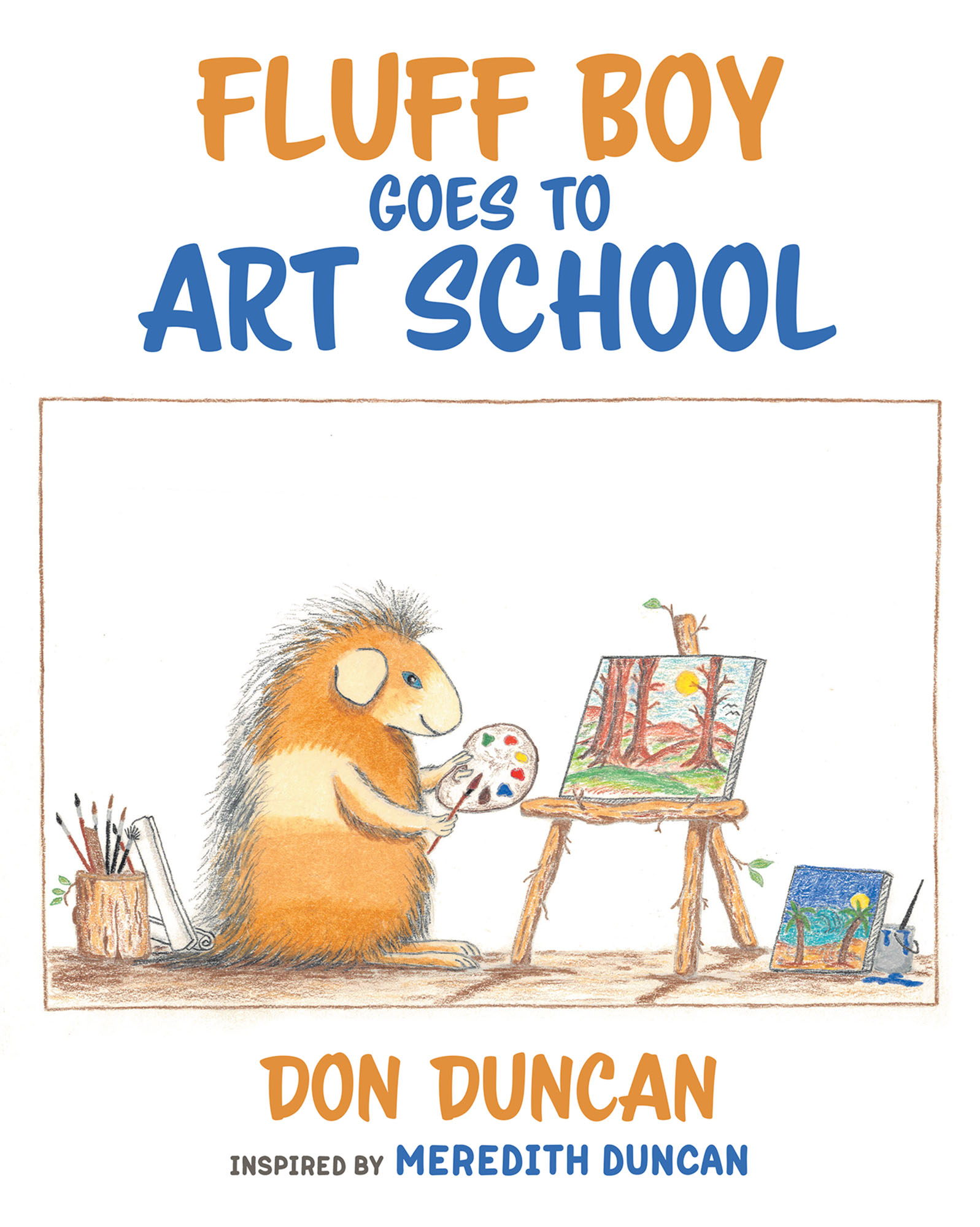 Fluff Boy Goes to Art School Cover Image