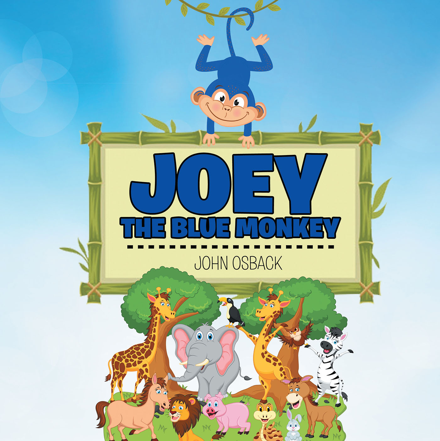 Joey The Blue Monkey Cover Image