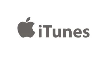 logo-footer-itunes a grayscale version of the Itunes logo